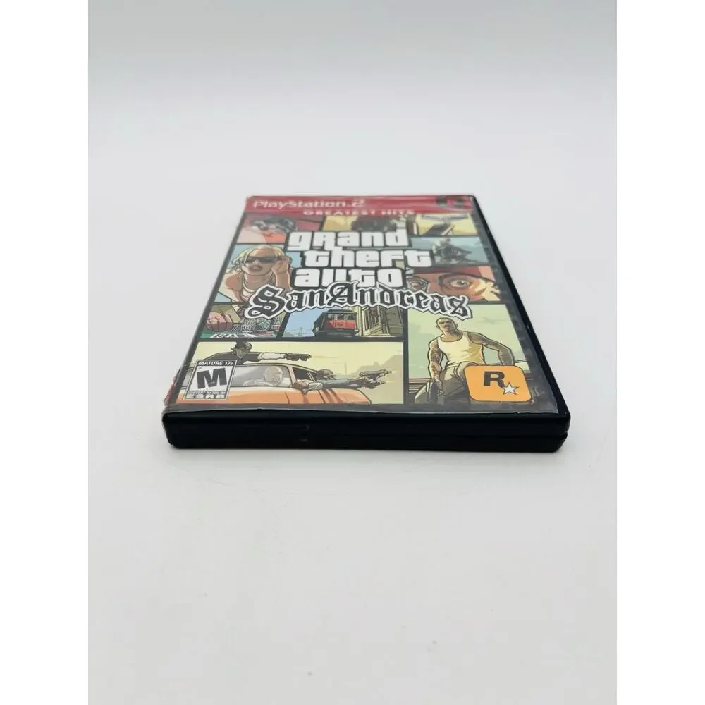 GTA San Andreas PS2 Greatest Hits Tested and Working No Manual No Map